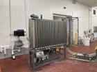 Used Pneumatic Scale Can Seamer, Model 2004RCM-1 set up on 302/301 diameter cans. Has Fleetwood extended magazine feed. Worm screw to star container handling. Can size range: 202 - 408 (diameter) x 1...