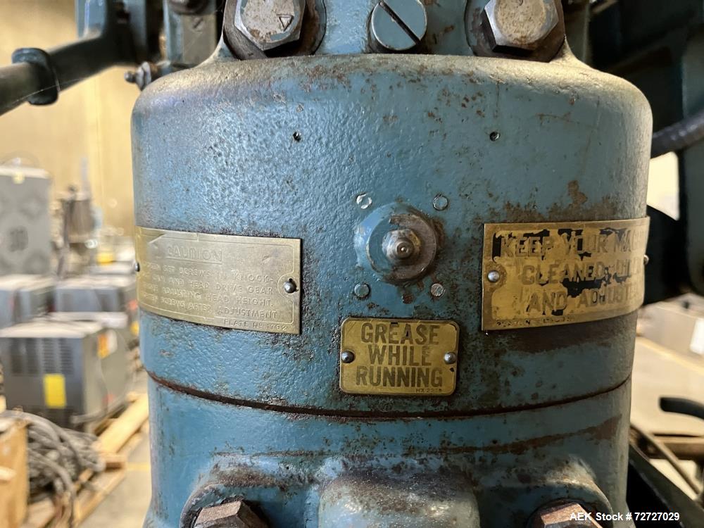Used Canco Model 8 Rotary Can Seamer – 10 to 40 CPM, #10 Can Setup