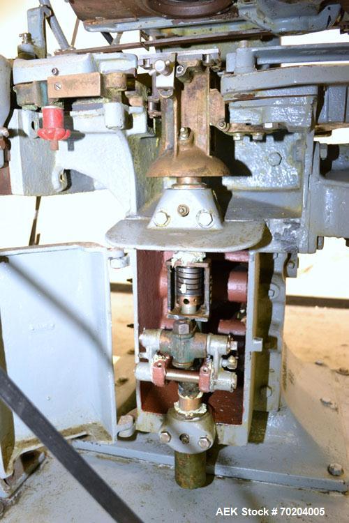 Used Canco Model 06 Automatic Can Seamer. Machine is capable of speeds up to 50 cans per minute. Can size range: (Diameter) 200 to 404, (Height) 2-1/2" to 5-1/4". Currently set up on 401 diameter can...