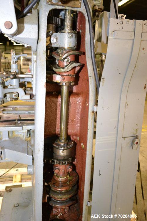 Used Canco Model 06 Automatic Can Seamer. Machine is capable of speeds up to 50 cans per minute. Can size range: (Diameter) 200 to 404, (Height) 2-1/2" to 5-1/4". Currently set up on 401 diameter can...