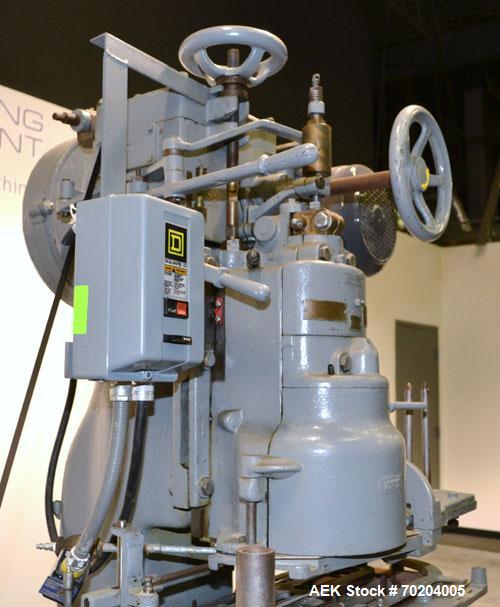 Used Canco Model 06 Automatic Can Seamer. Machine is capable of speeds up to 50 cans per minute. Can size range: (Diameter) 200 to 404, (Height) 2-1/2" to 5-1/4". Currently set up on 401 diameter can...