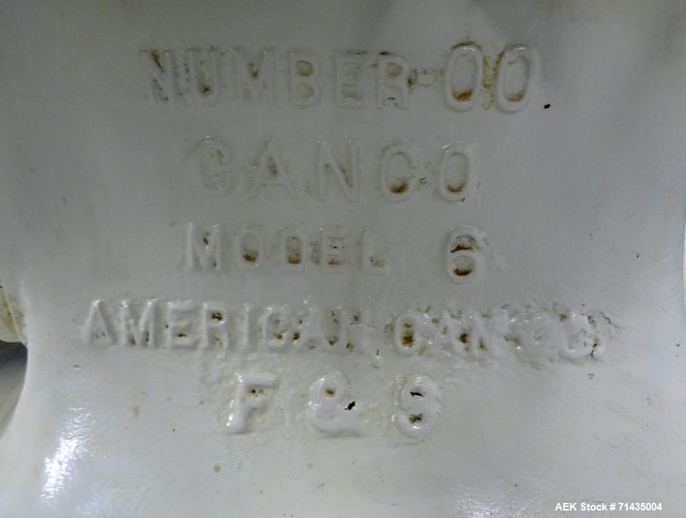Used Canco (American Can) Model 06 Single Head 401 Diameter Can Seamer