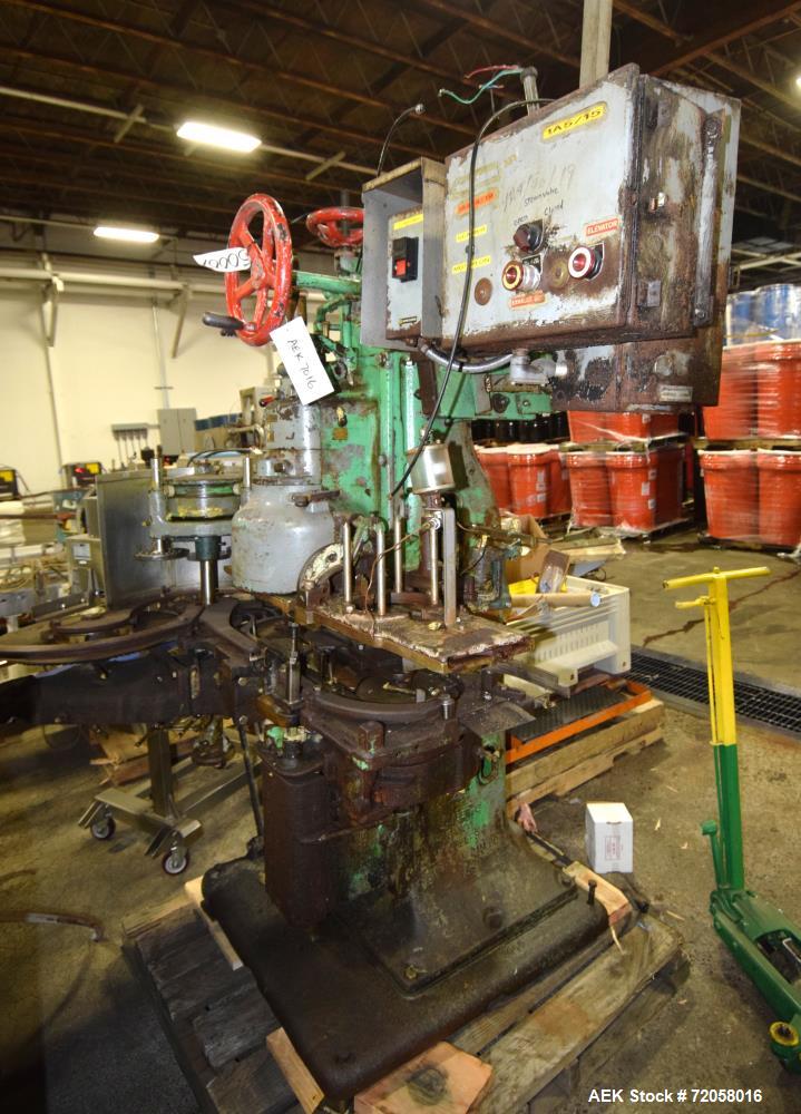 Used American Can Single Head Can Closing Machine, Model 08SF
