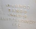 Used Canco Model 06 Automatic Can Seamer. Machine is capable of speeds up to 50 cans per minute. Can size range: (Diameter) 200 to 404, (Height) 2-1/2