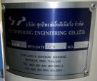 Used-Sutthiphong Engineering Can Seamer, Model C400. (4) Seaming heads, lid magazine, infeed conveyor. Serial# STP298, rebui...