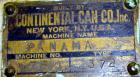 Used Continental Can Company Panama Can Seamer, Model 372