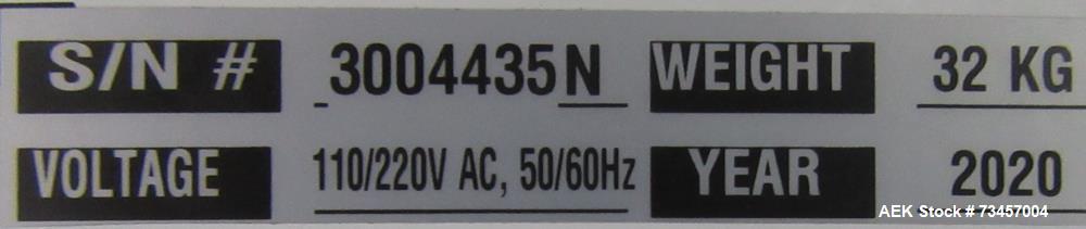Used Schaefer Technologies RoboFill RF300 Liquid Filler. Serial# 3004435N. 110/220 Volt. Built 2020.