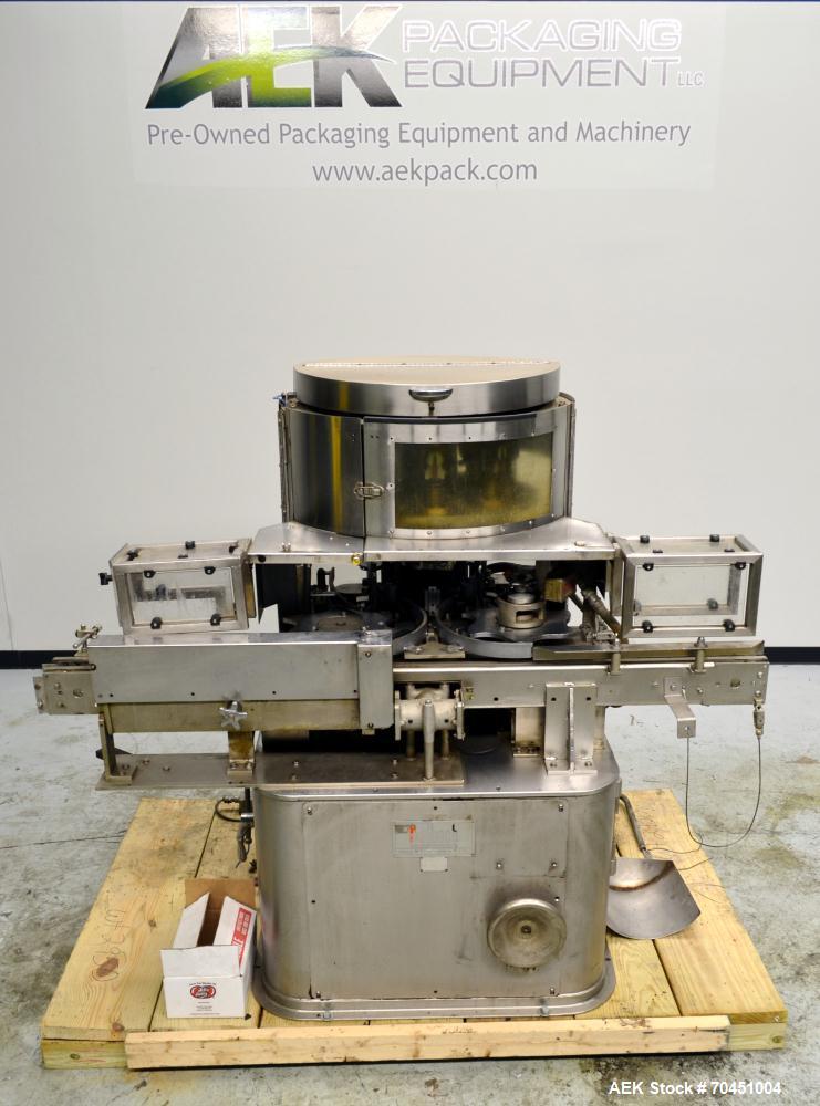 Used Nalbach Model 8 HBC 8-Head Rotary Cap Crimper