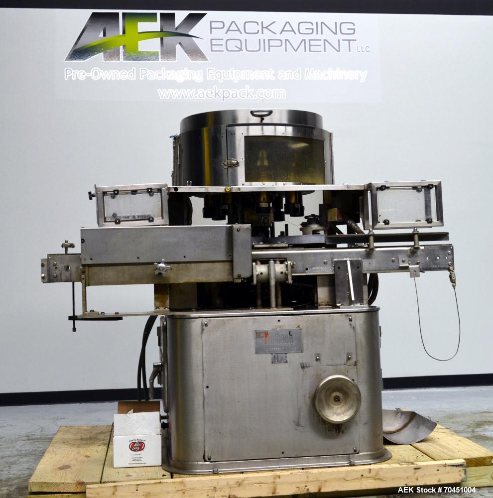 Used Nalbach Model 8 HBC 8-Head Rotary Cap Crimper