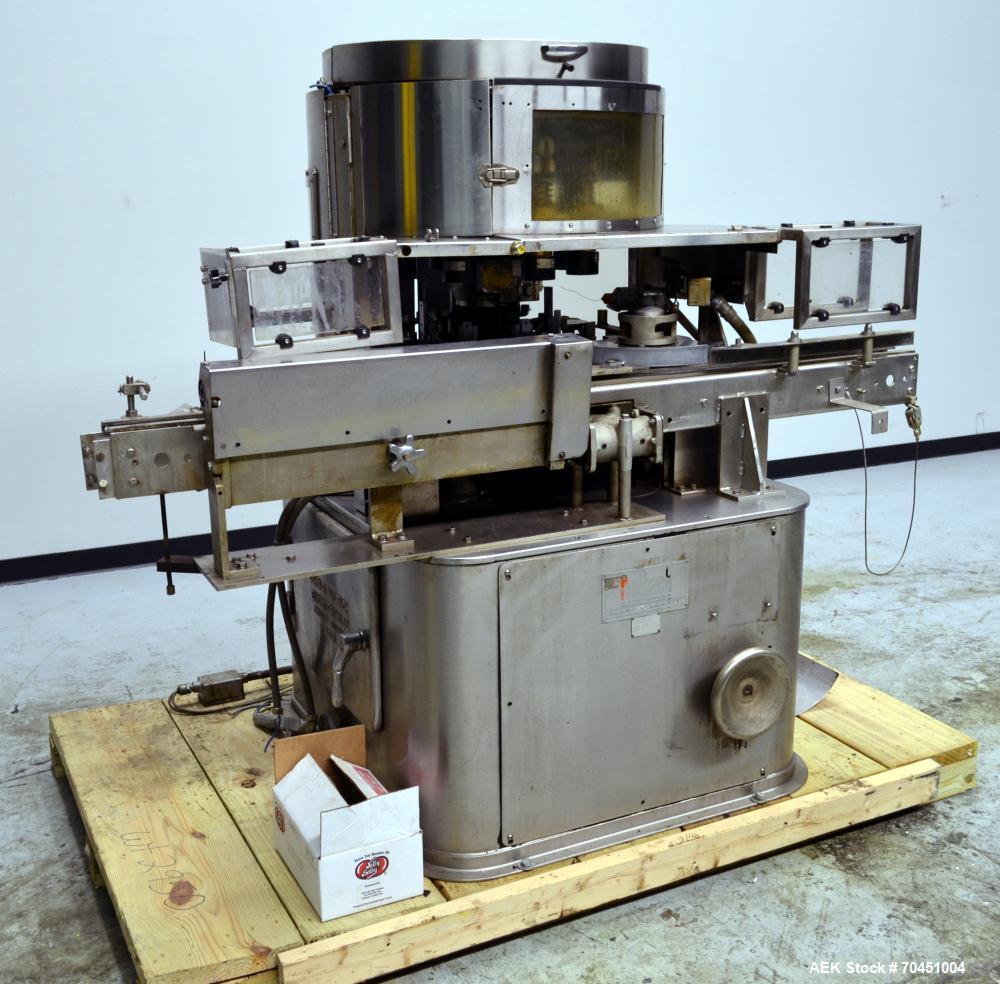 Used Nalbach Model 8 HBC 8-Head Rotary Cap Crimper