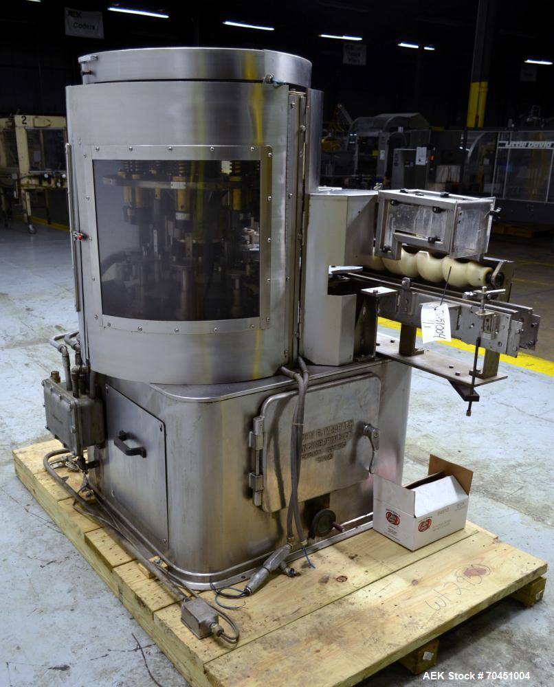 Used Nalbach Model 8 HBC 8-Head Rotary Cap Crimper