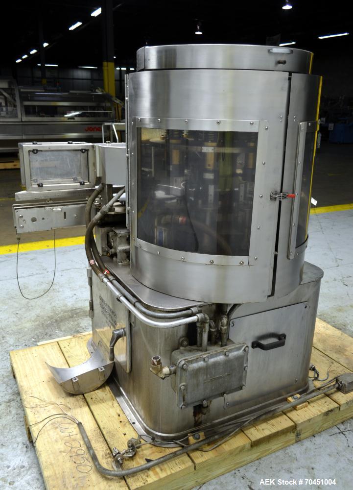 Used Nalbach Model 8 HBC 8-Head Rotary Cap Crimper