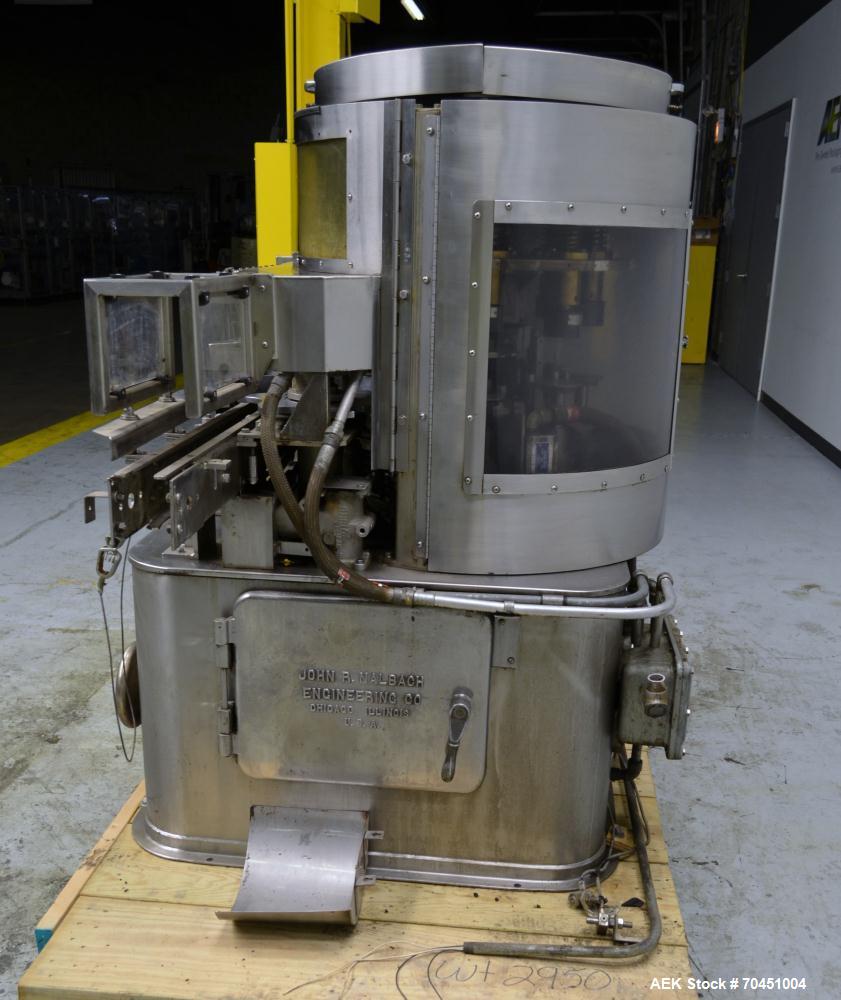 Used Nalbach Model 8 HBC 8-Head Rotary Cap Crimper