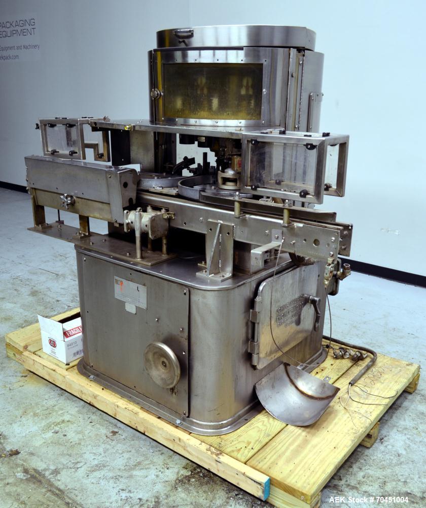 Used Nalbach Model 8 HBC 8-Head Rotary Cap Crimper