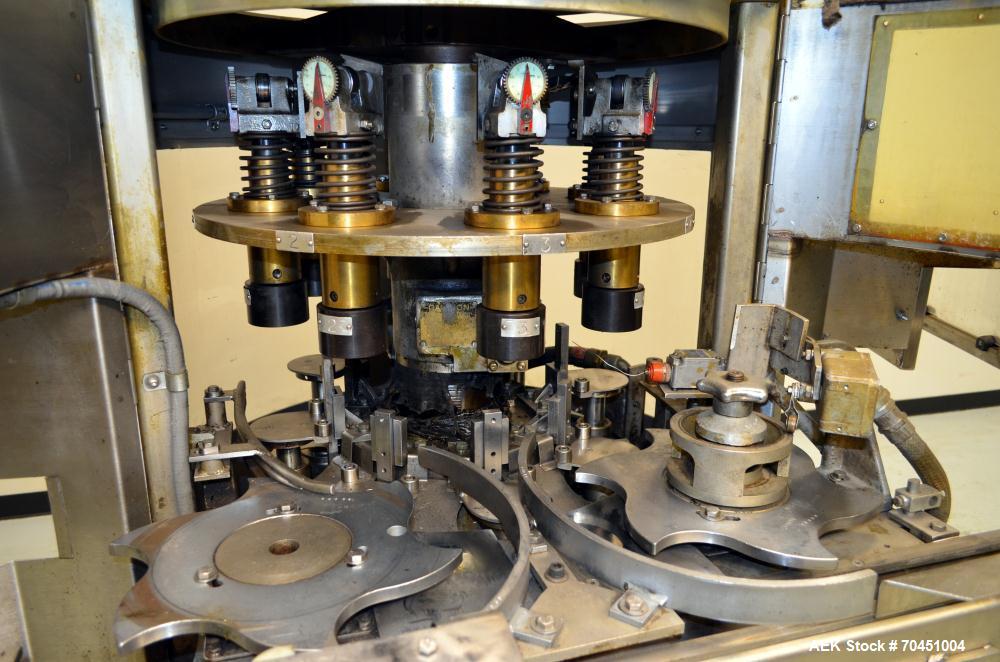 Used Nalbach Model 8 HBC 8-Head Rotary Cap Crimper