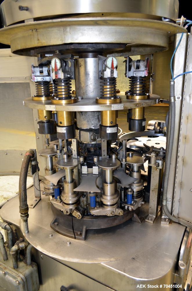 Used Nalbach Model 8 HBC 8-Head Rotary Cap Crimper