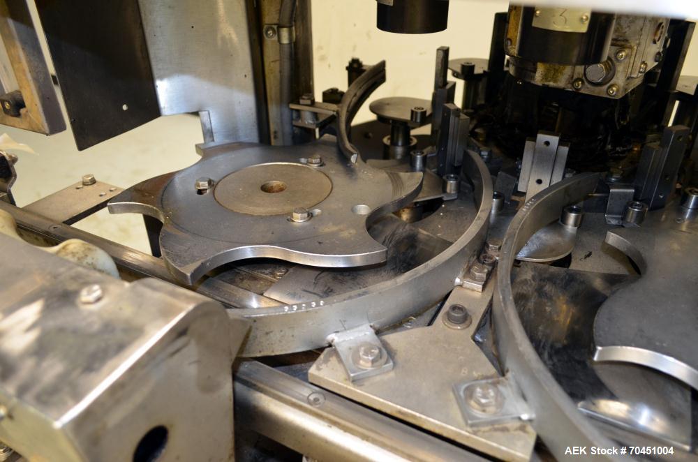 Used Nalbach Model 8 HBC 8-Head Rotary Cap Crimper