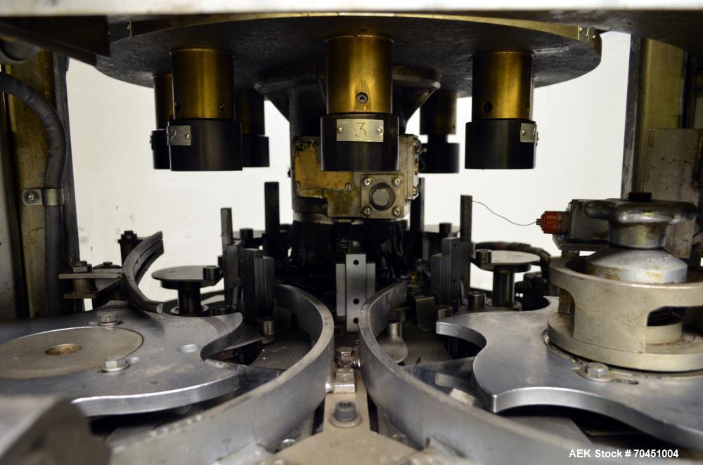 Used Nalbach Model 8 HBC 8-Head Rotary Cap Crimper
