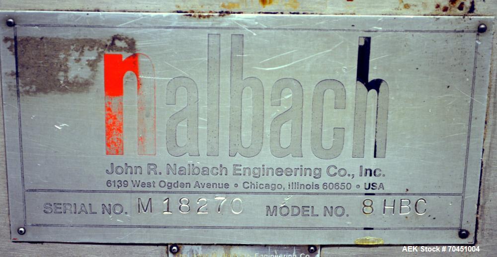 Used Nalbach Model 8 HBC 8-Head Rotary Cap Crimper