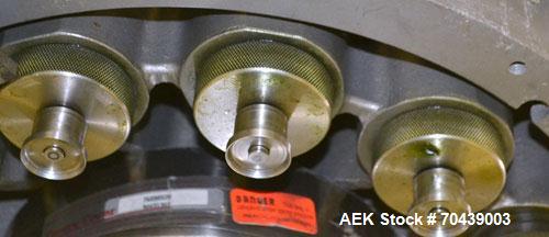 Used West Rotary Capper, Model RW-500. (12) Spindle positions, approximately 50 to 300 bottles per minute. Designed for serum vial seals, lined or unlined seals, flip-off seals, unit dose westcaps. S...