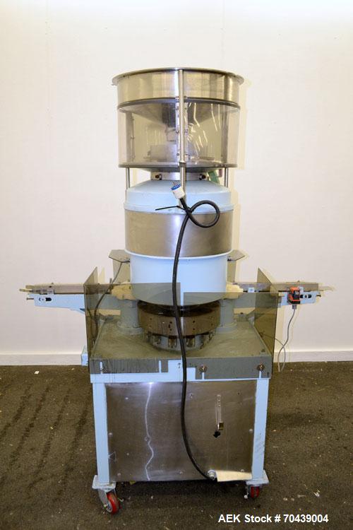 Used West Rotary Capper, Model RW-500. (12) Spindle positions, approximately 50 to 300 bottles per minute. Designed for serum vial seals, lined or unlined seals, flip-off seals, unit dose westcaps. S...