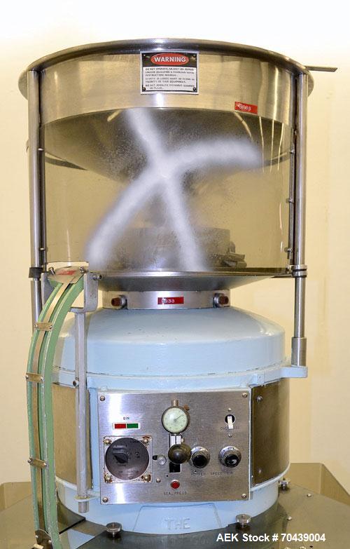 Used West Rotary Capper, Model RW-500. (12) Spindle positions, approximately 50 to 300 bottles per minute. Designed for serum vial seals, lined or unlined seals, flip-off seals, unit dose westcaps. S...
