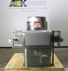 Used Nalbach Model 8 H.V.C. 8-Head Rotary Cap Crimper. Machine is capable of speeds up to 240 caps per minute. Is an 8-head crimper currently set on 25mm caps. Has worm screw to star wheel infeed. Ro...