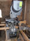 Used West Rotary Flip Off Capper, Model PW500. Approximately 20 mm, 12 pocket, approximate 120 cpm. Designed for serum vial or pilfer proof aluminum caps. Star wheel, cap size range 11mm to 38mm. 2 t...