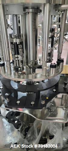 Used Arol EURO VPA 3-Head Rotary ROPP Capper with Elevator (30mm, 2019)