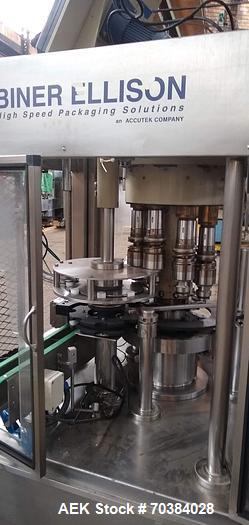 Used Biner Elison 8 Head Rotary Chuck Capper Set