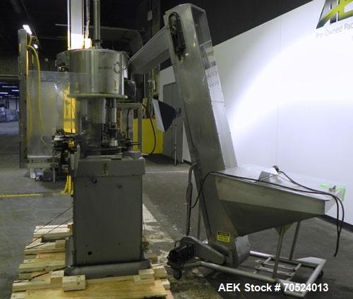 Used Consolidated Capem C4F Rotary Chuck Capper 
