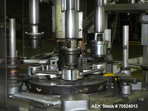 Used Consolidated Capem C4F Rotary Chuck Capper 
