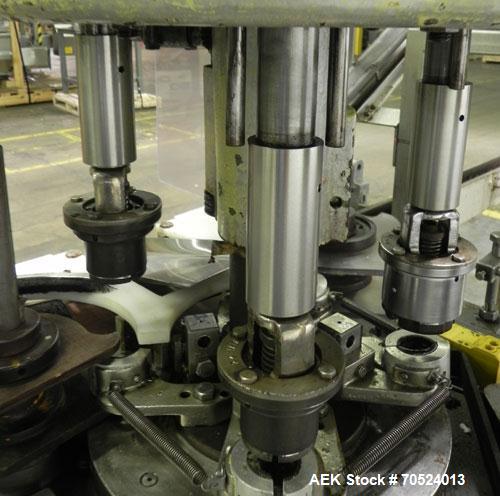 Used Consolidated Capem C4F Rotary Chuck Capper 