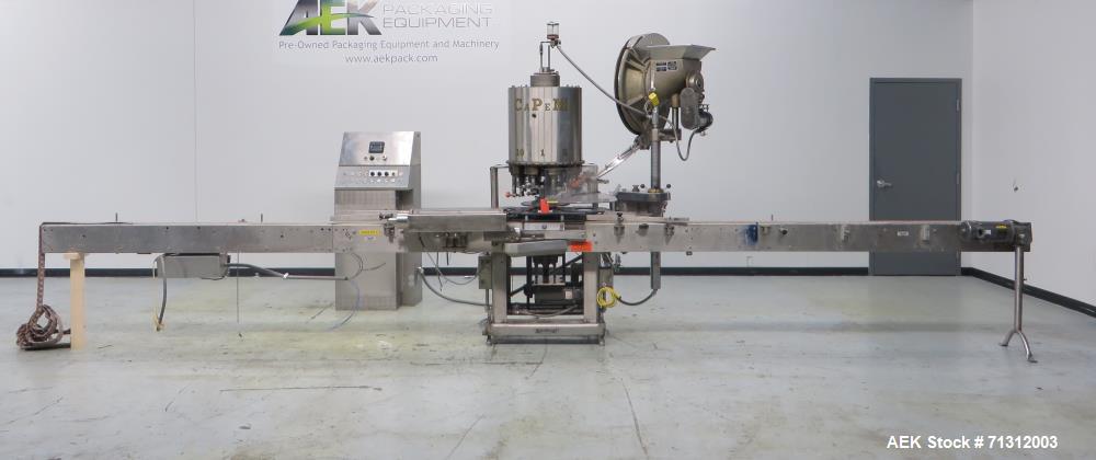 Used Consolidated Model TG-10-15 "CaPeM" Rotary Chuck Capper