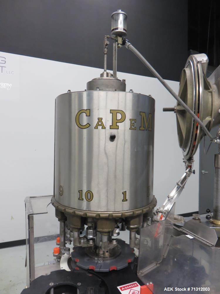 Used Consolidated Model TG-10-15 "CaPeM" Rotary Chuck Capper