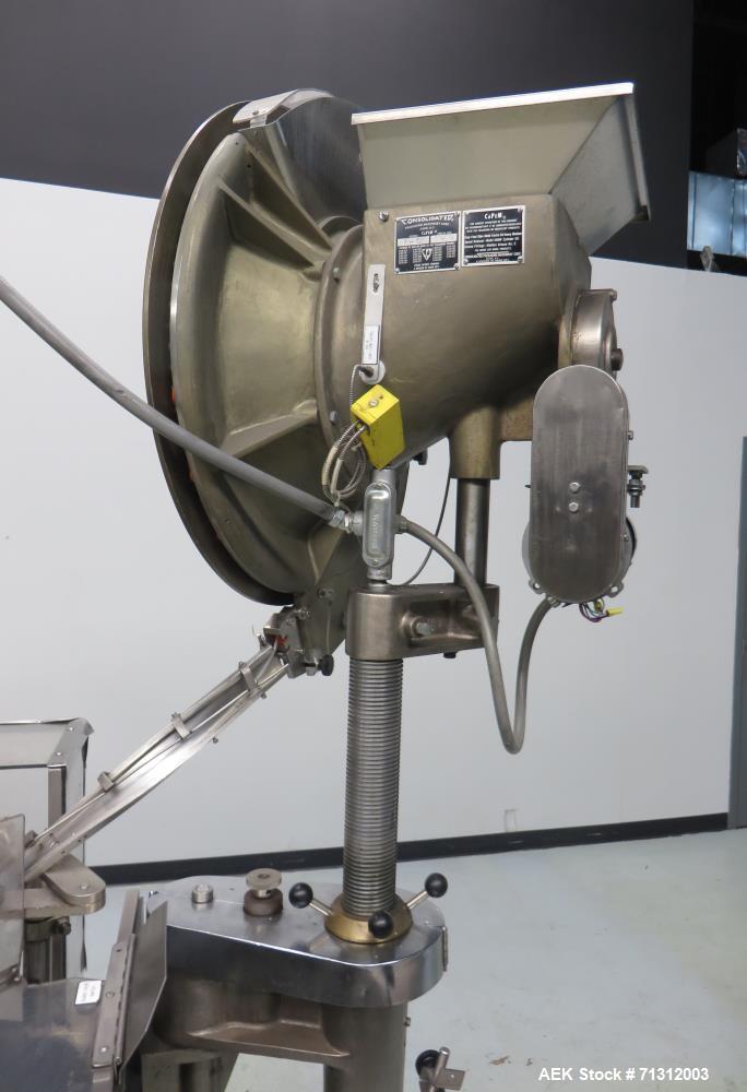 Used Consolidated Model TG-10-15 "CaPeM" Rotary Chuck Capper