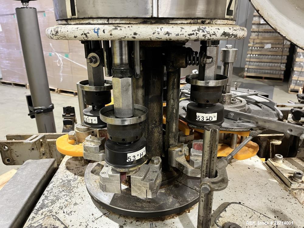 Used Consolidated C4F 4 Head Rotary Chuck Capper