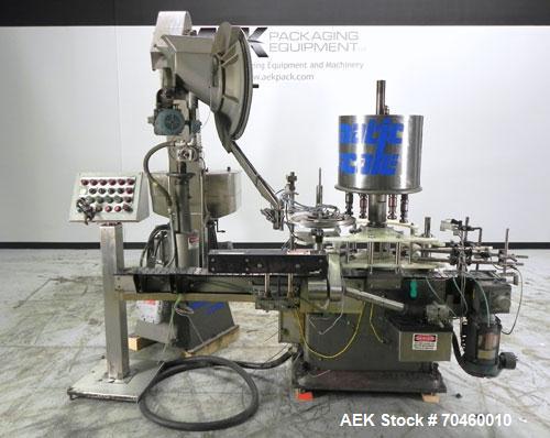 Used Consolidated Rotary Chuck Capper, Model D4FA