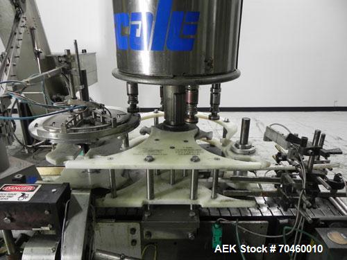 Used Consolidated Rotary Chuck Capper, Model D4FA