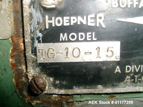Used Consolidated Rotary Capper, Model TG-10-15. Capable of speeds up to 375 BPM. Has a Consolidated model F36 cap sorter. Cap size range: 13 - 70 mm (with proper change parts). Currently set up for ...