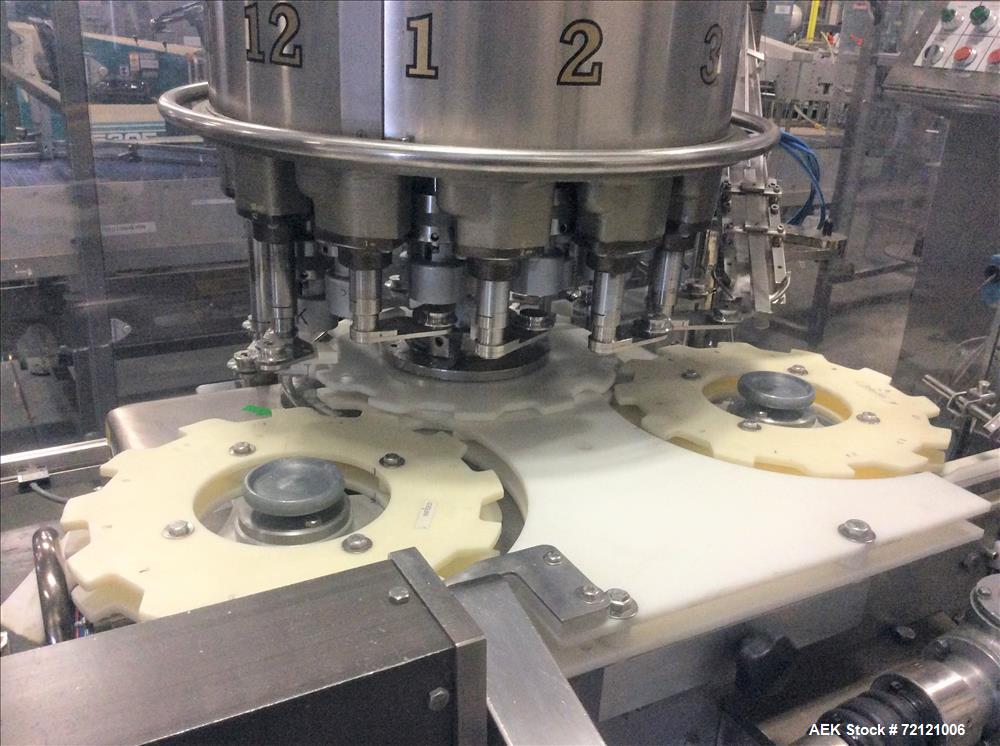 Used Consolidated Model TG-12-15 High Speed Rotary Chuck Capper