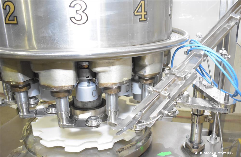 Used Consolidated Model TG-12-15 High Speed Rotary Chuck Capper