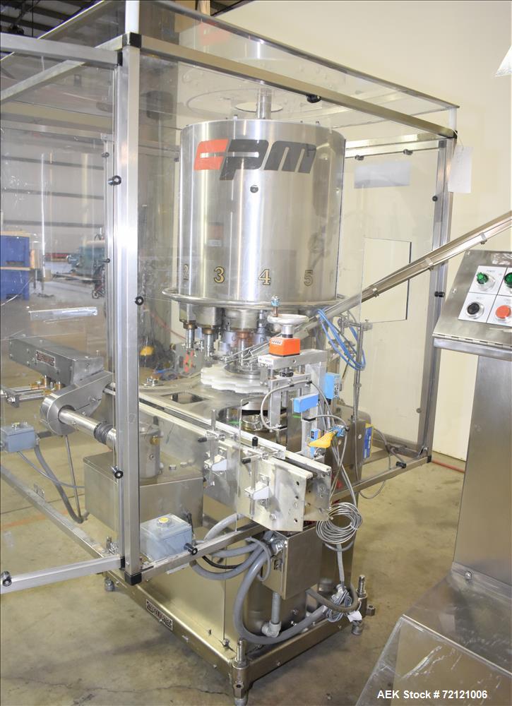 Used Consolidated Model TG-12-15 High Speed Rotary Chuck Capper