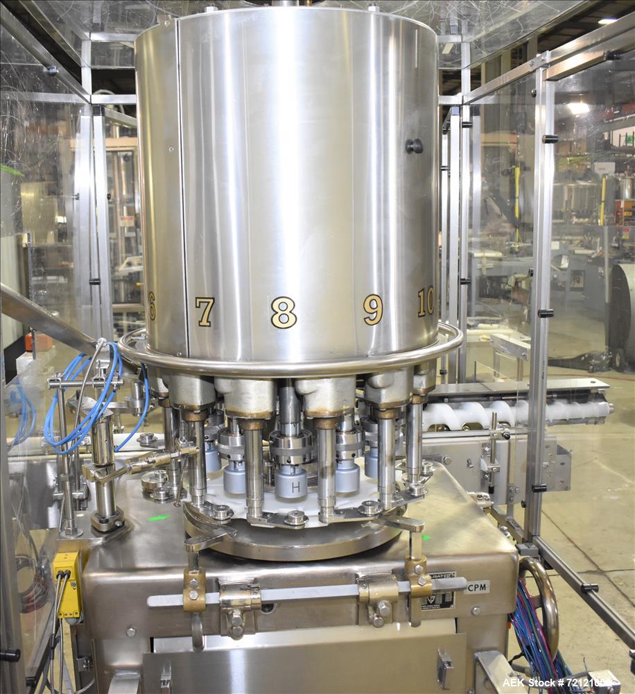 Used Consolidated Model TG-12-15 High Speed Rotary Chuck Capper