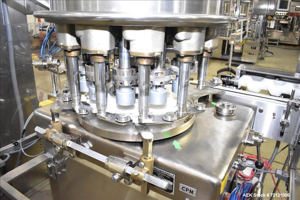 Used Consolidated Model TG-12-15 High Speed Rotary Chuck Capper