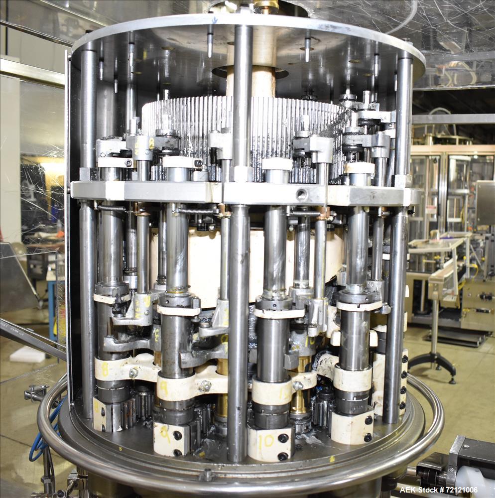Used Consolidated Model TG-12-15 High Speed Rotary Chuck Capper