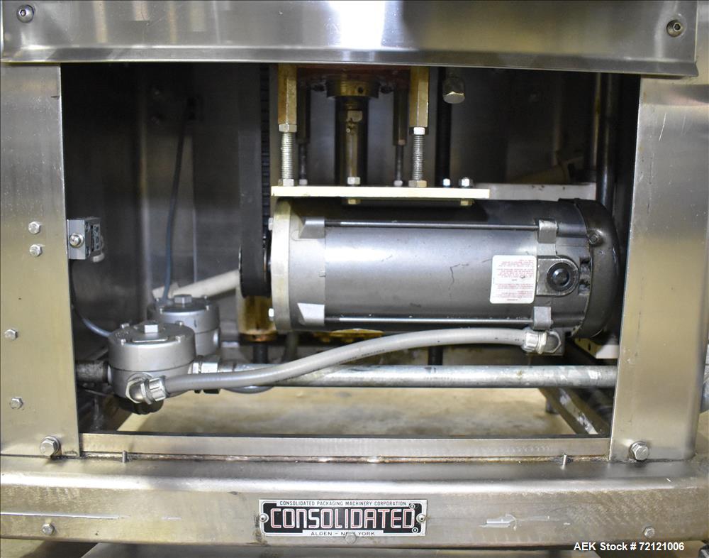 Used Consolidated Model TG-12-15 High Speed Rotary Chuck Capper