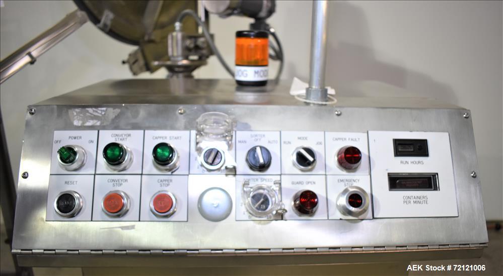 Used Consolidated Model TG-12-15 High Speed Rotary Chuck Capper