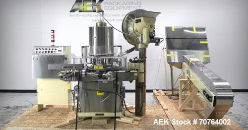 Used Consolidated Capem Model TG-6-15 Rotary Chuck Capper