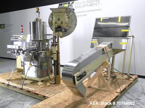 Used Consolidated Capem Model TG-6-15 Rotary Chuck Capper